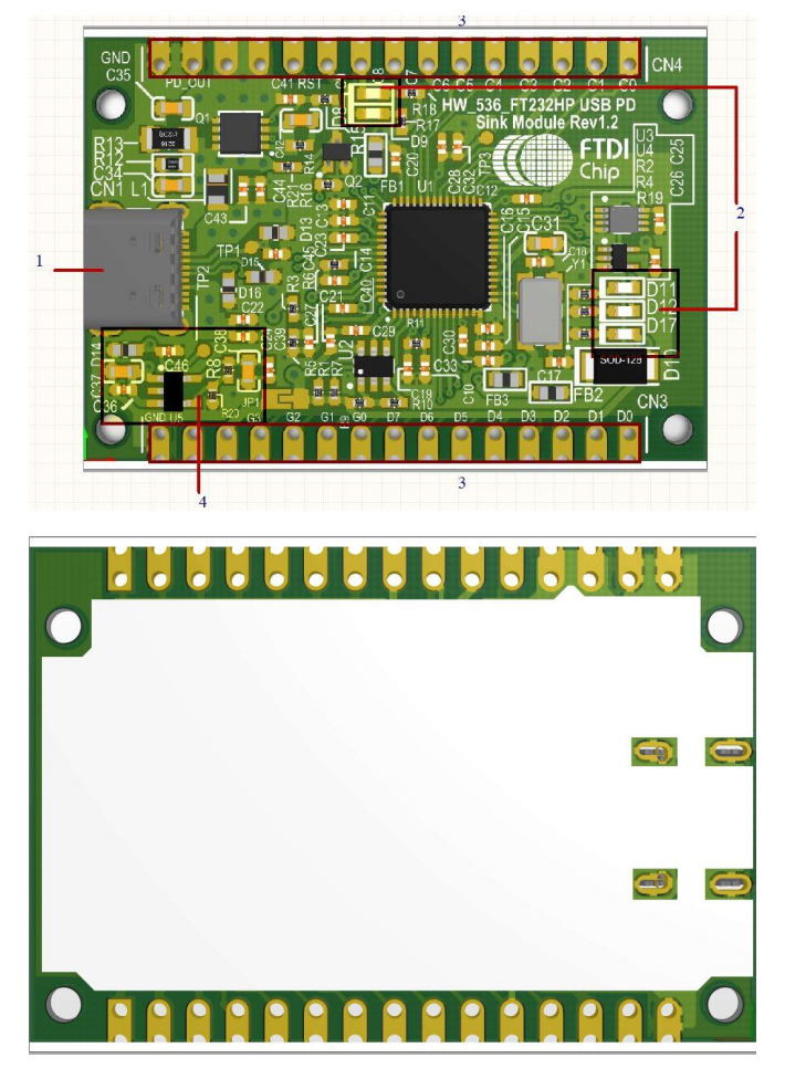 FTDI Chip UMFT232HPEV-S灌电流模块板